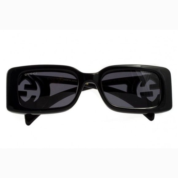 NEW GUCCI GG1325S 001 WOMEN'S SUNGLASSES BLACK GUCCI - Picture 4 of 7